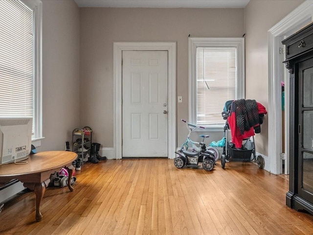 54 Harrison St, Pawtucket, RI 02860 - foyer featuring light wood-type flooring
