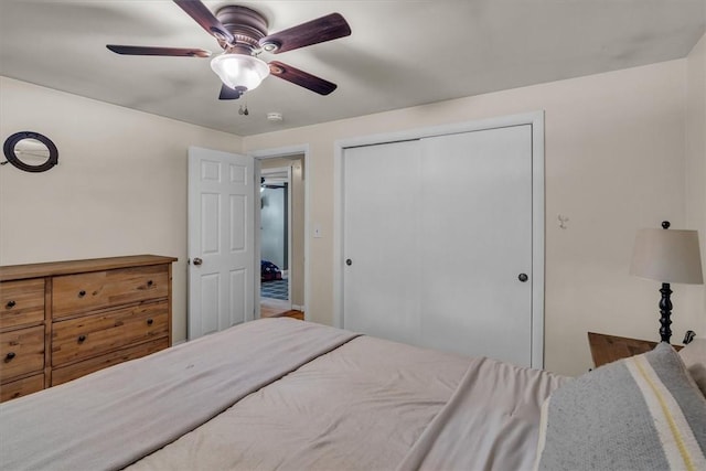 144 Hines Rd, Cumberland, RI 02864 - bedroom featuring a closet and ceiling fan