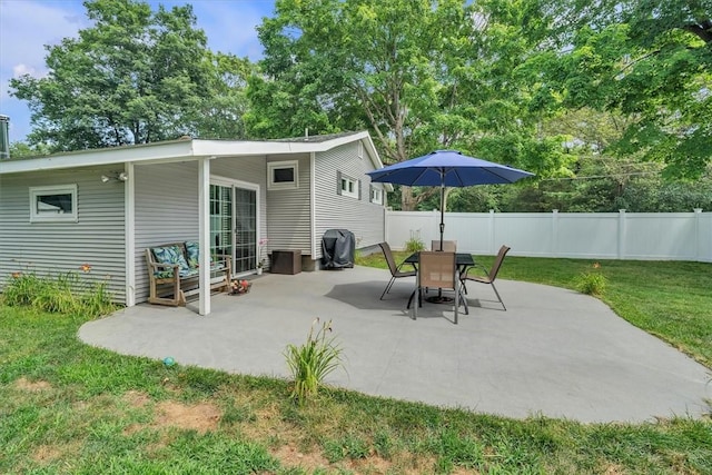 144 Hines Rd, Cumberland, RI 02864 - view of patio / terrace featuring area for grilling