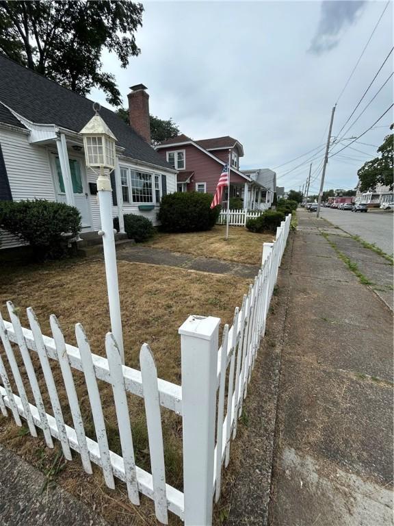 51 Benjamin St, Pawtucket, RI 02861 - view of fenced front yard