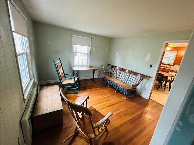 51 Benjamin St, Pawtucket, RI 02861 - sitting room with wood finished floors and baseboard heating