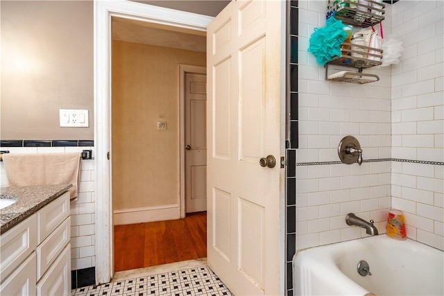 64 Riverfarm Rd, Cranston, RI 02910 - full bathroom with vanity and bathing tub / shower combination