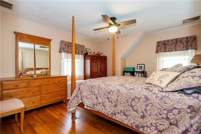 64 Riverfarm Rd, Cranston, RI 02910 - bedroom featuring multiple windows, wood finished floors, and ceiling fan