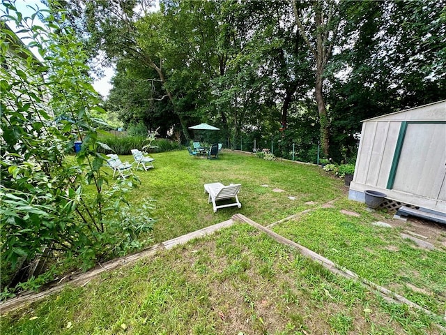 103 Windsor Park Dr, Coventry, RI 02816 - view of green lawn with a storage unit