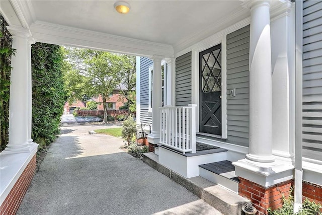 29 Orchard Ave, Providence, RI 02906 - view of exterior entry featuring covered porch