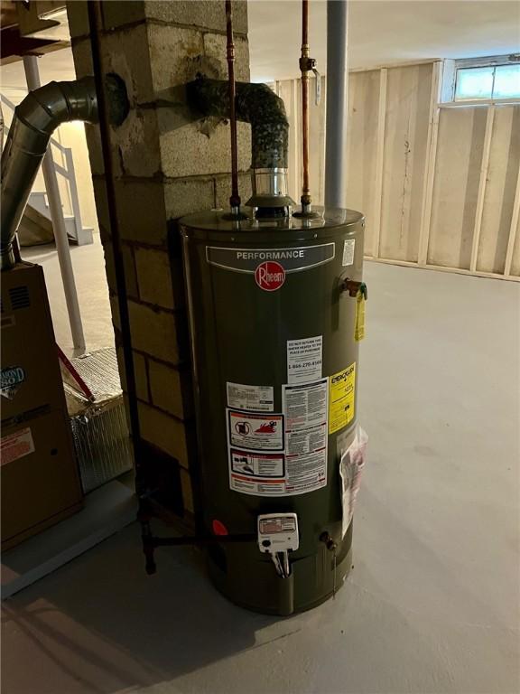 18 Louisiana Ave, Warwick, RI 02888 - utilities featuring gas water heater and heating unit