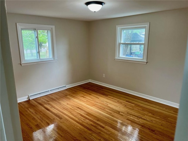 18 Louisiana Ave, Warwick, RI 02888 - spare room featuring baseboard heating and wood finished floors
