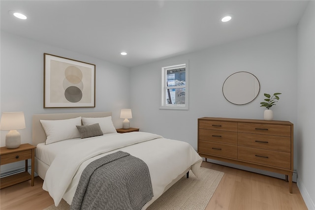 15 Maplewood Ave, Warwick, RI 02889 - bedroom with light wood-style floors and recessed lighting