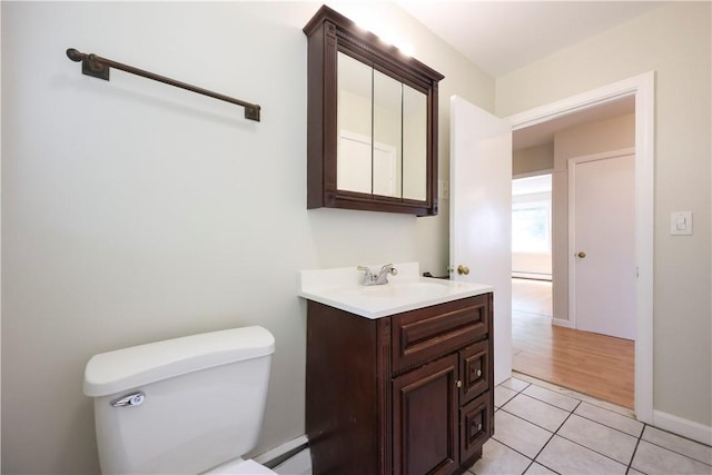 83 Vincent Ave, North Providence, RI 02904 - half bathroom featuring vanity and tile patterned floors