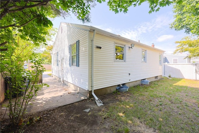 83 Vincent Ave, North Providence, RI 02904 - view of home's exterior featuring a patio area
