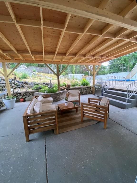 109 Cobble Hill Rd, Lincoln, RI 02865 - view of patio / terrace with an outdoor hangout area