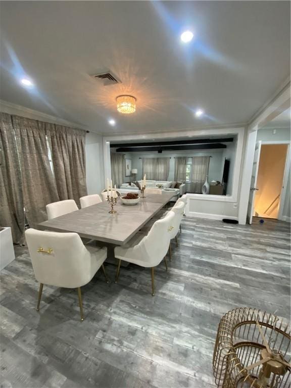109 Cobble Hill Rd, Lincoln, RI 02865 - dining room with recessed lighting and wood finished floors
