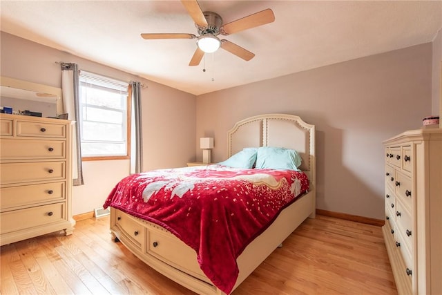14 Gateway Ct, Warwick, RI 02889 - bedroom featuring light wood-type flooring and ceiling fan