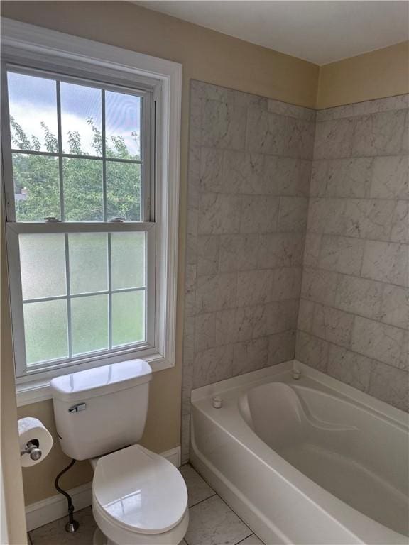 6 Larkspur Rd, Warwick, RI 02886 - full bath with healthy amount of natural light, tile patterned flooring, and shower / bath combination