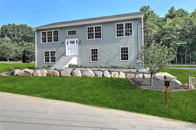 25 Walling Rd, Burrillville, RI 02830 - split foyer home featuring a front lawn