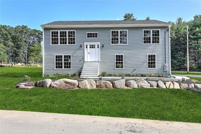 25 Walling Rd, Burrillville, RI 02830 - split foyer home featuring a front yard