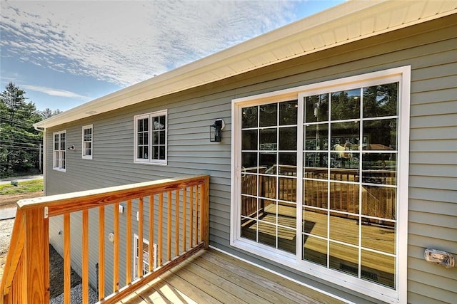 25 Walling Rd, Burrillville, RI 02830 - view of wooden deck