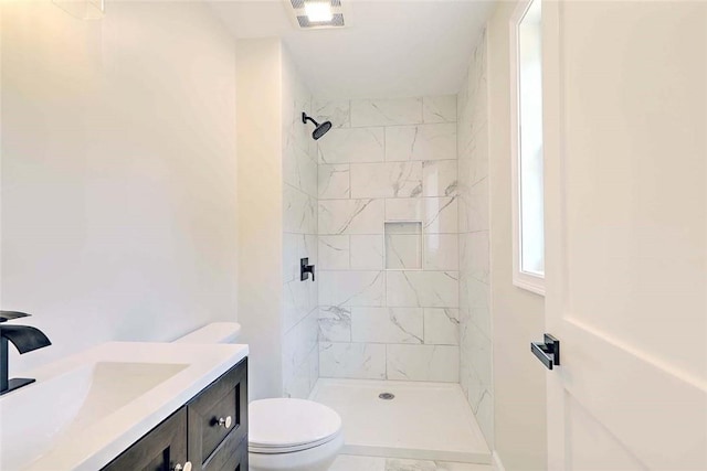 25 Walling Rd, Burrillville, RI 02830 - bathroom featuring tiled shower and vanity