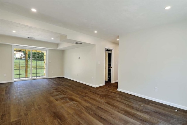 25 Walling Rd, Burrillville, RI 02830 - spare room with dark wood finished floors and recessed lighting