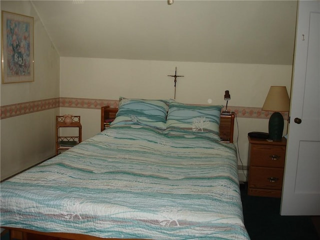 115 Slater Park Ave, Pawtucket, RI 02861 - bedroom with vaulted ceiling and a baseboard heating unit