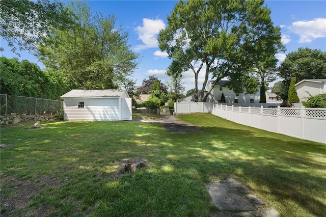 12 Elmore Ave, North Providence, RI 02911 - fenced backyard with an outbuilding