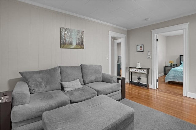 12 Elmore Ave, North Providence, RI 02911 - living area with wood finished floors and ornamental molding