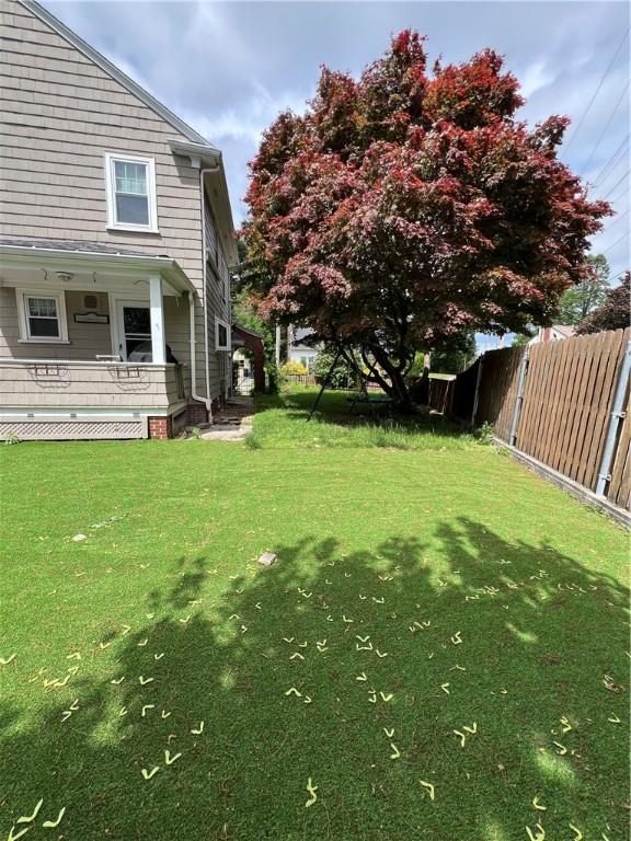 55 Greylock Ave, Cranston, RI 02910 - view of yard