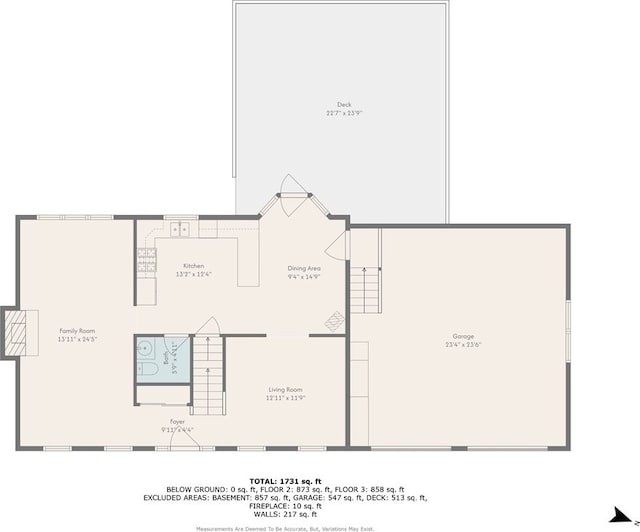 6 Ferris Dr, Coventry, RI 02816 - view of floor plan / room layout