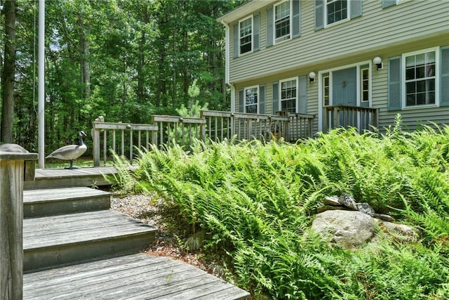 6 Ferris Dr, Coventry, RI 02816 - view of wooden deck