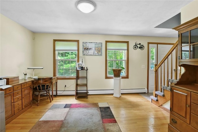 6 Ferris Dr, Coventry, RI 02816 - office space featuring light wood finished floors and a baseboard radiator