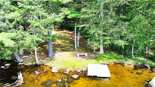 6 Ferris Dr, Coventry, RI 02816 - view of yard featuring a dock