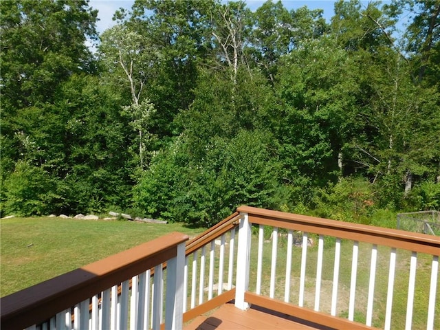 476 Ledge Rd, Coventry, RI 02816 - wooden terrace with a yard