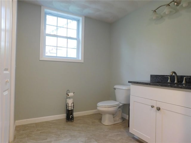 476 Ledge Rd, Coventry, RI 02816 - half bathroom featuring toilet and vanity