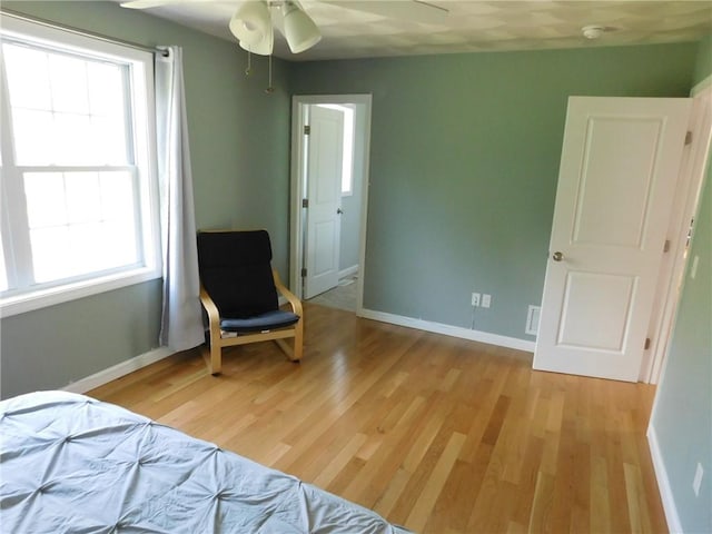 476 Ledge Rd, Coventry, RI 02816 - unfurnished bedroom featuring light wood-type flooring and ceiling fan