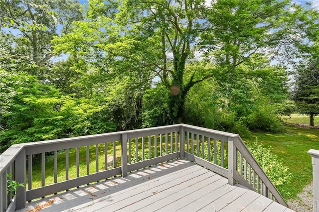 7 Antony Ave, Bristol, RI 02809 - wooden terrace featuring a yard
