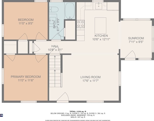 14 Gladding St, Bristol, RI 02809 - view of property floor plan