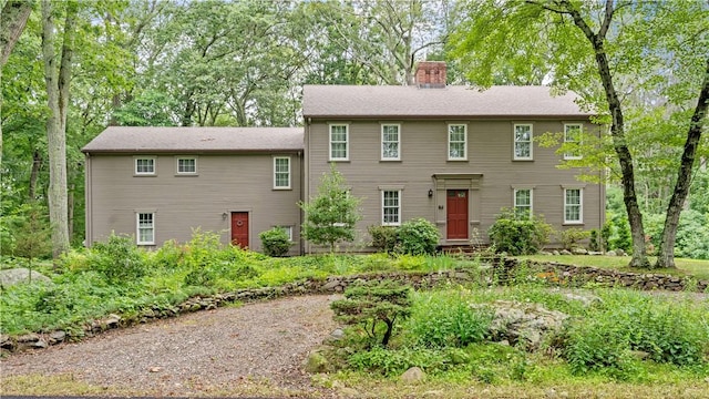12 Lampercock Ln, Lincoln, RI 02865 - colonial-style house with a chimney
