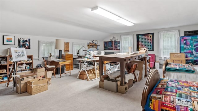 12 Lampercock Ln, Lincoln, RI 02865 - miscellaneous room featuring carpet and lofted ceiling
