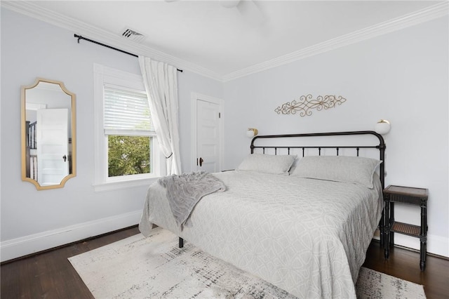 157 Arnold Ave, Cranston, RI 02905 - bedroom with ornamental molding, wood finished floors, and ceiling fan