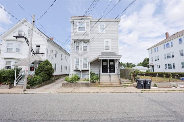 10 Walnut St, East Providence, RI 02914 - view of townhome / multi-family property