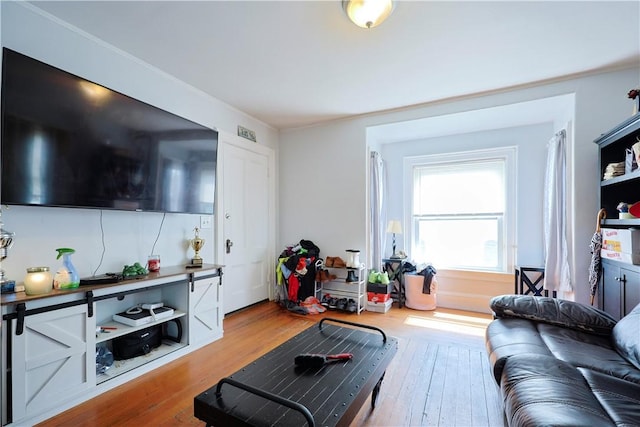 10 Walnut St, East Providence, RI 02914 - living room with hardwood / wood-style flooring