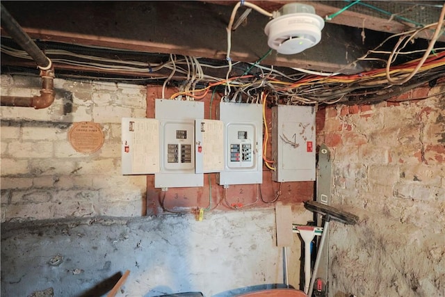 10 Walnut St, East Providence, RI 02914 - utility room featuring electric panel