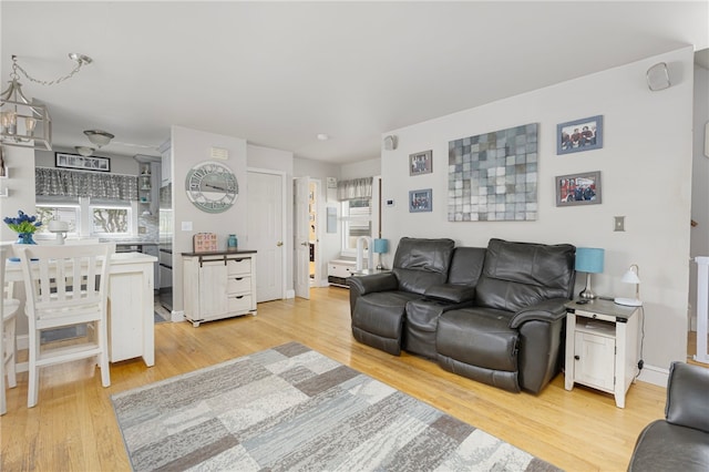 13 Vaughan Ave, Newport, RI 02840 - living area featuring light wood-style flooring and plenty of natural light