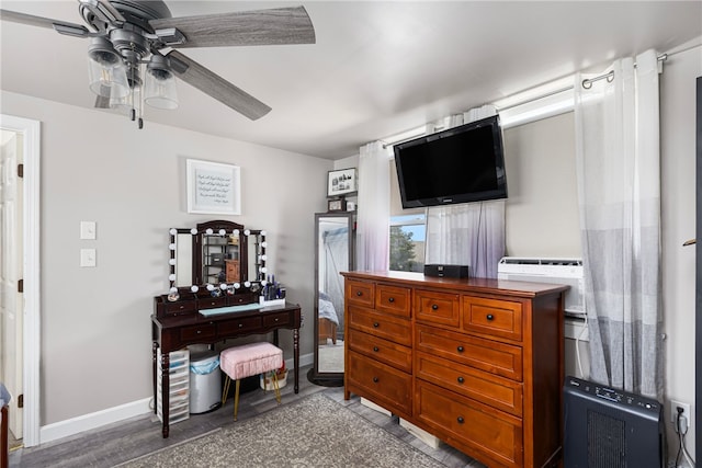 13 Vaughan Ave, Newport, RI 02840 - bedroom featuring wood finished floors and ceiling fan