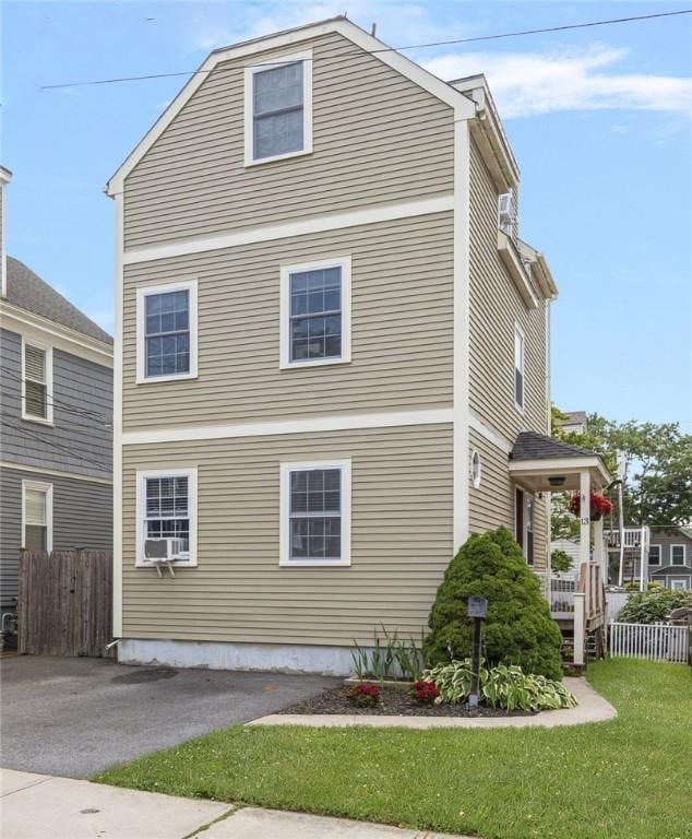 13 Vaughan Ave, Newport, RI 02840 - view of home's exterior featuring cooling unit