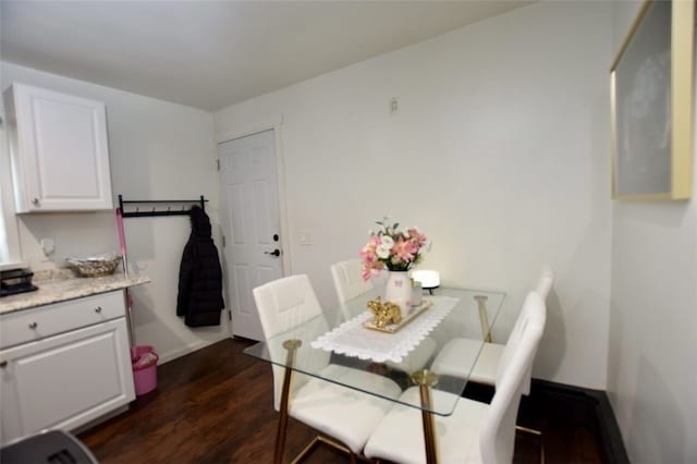 92 Jefferson St, Pawtucket, RI 02860 - dining space featuring dark wood finished floors and baseboards