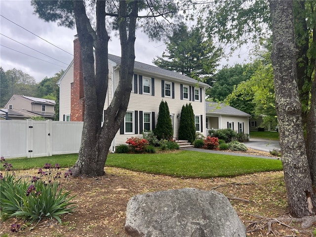 11 Greenbrier Rd, Smithfield, RI 02828 - colonial house with a chimney