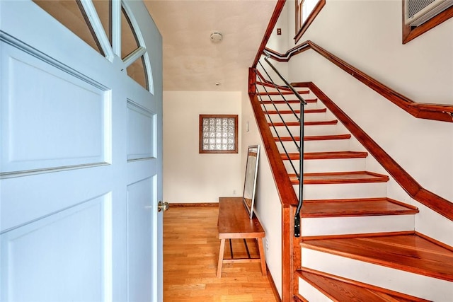 37 Denver Ave, Cranston, RI 02905 - stairway with wood finished floors and baseboards