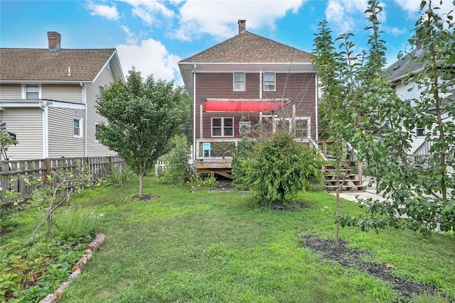 37 Denver Ave, Cranston, RI 02905 - back of house with a deck