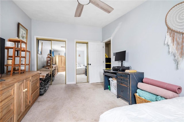 5 Harding St, Coventry, RI 02816 - carpeted bedroom with multiple closets and ceiling fan